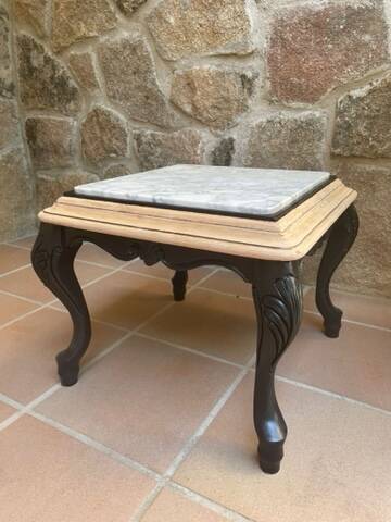 Marble side coffee table