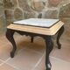 Marble side coffee table