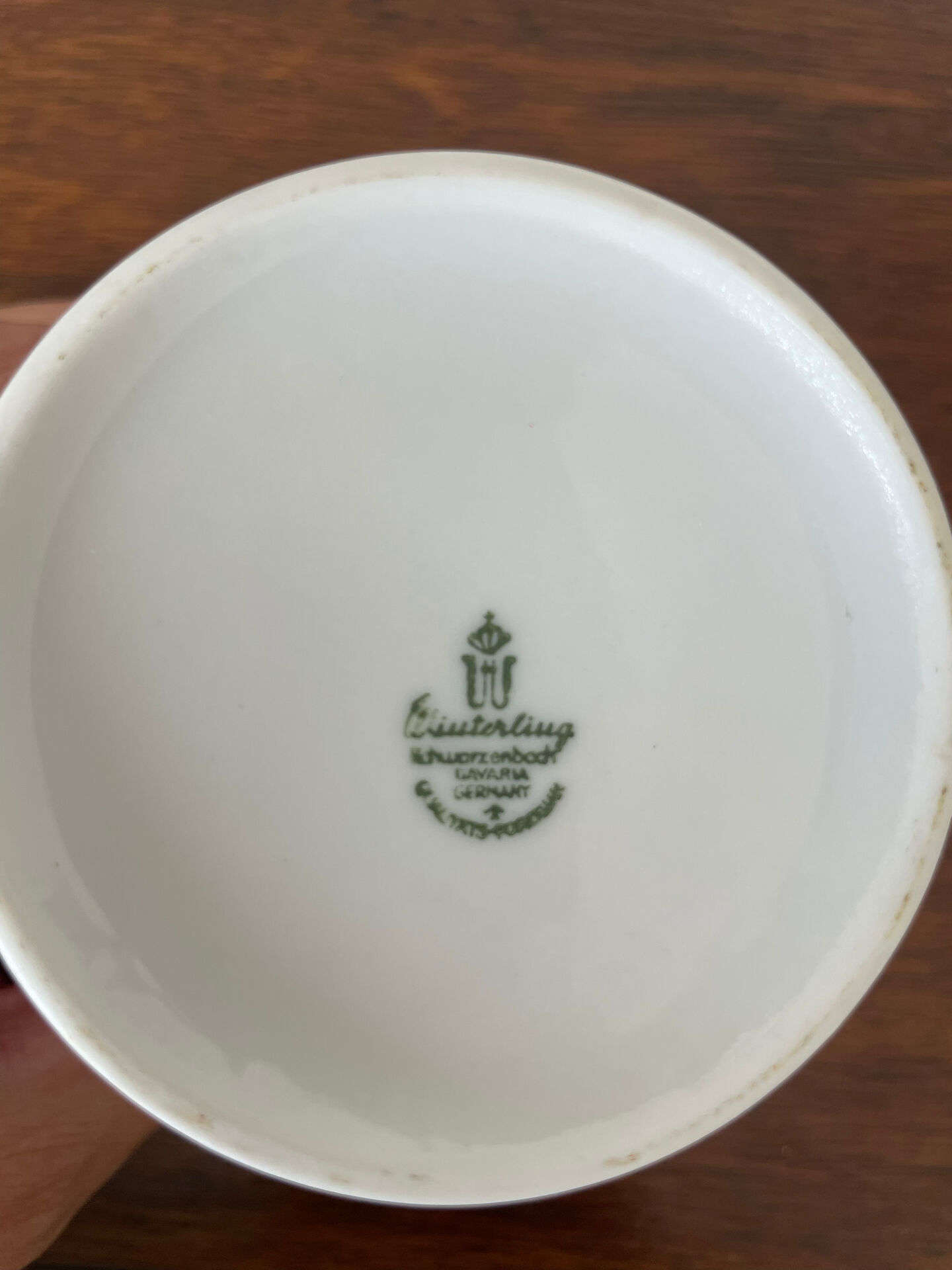 Porcelain milk jug Winterling