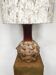 Vintage ceramic table lamp 1960 'Artichoke'