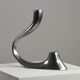 Cast Aluminium Two-Light Candle Holder – Sweden, 1970s
