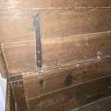 Antique wooden chest/box – authentic patina, opening lid