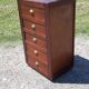 Industrial furniture Wood and Brass, 5 drawers