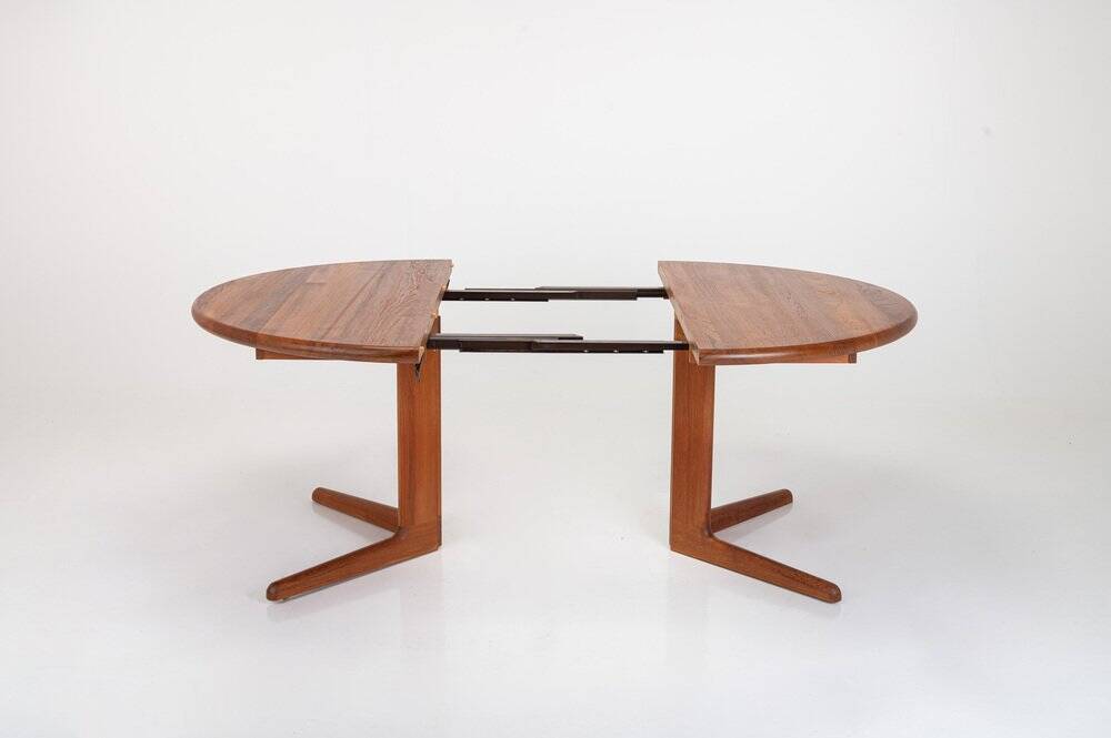 Table à manger extensible de Korup Mobler, Danemark, années 1960.