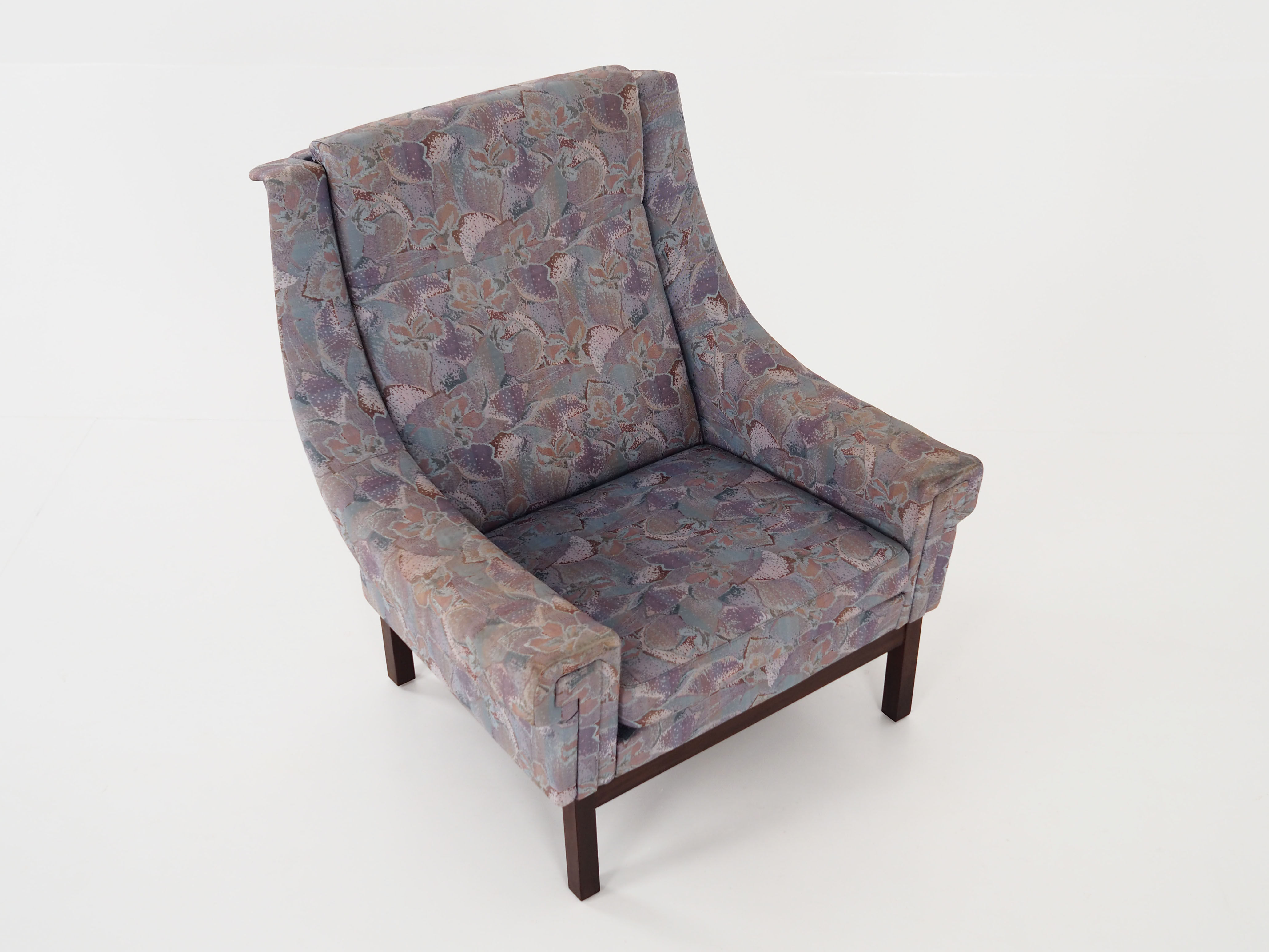 Armchair with beech legs, design 1970s