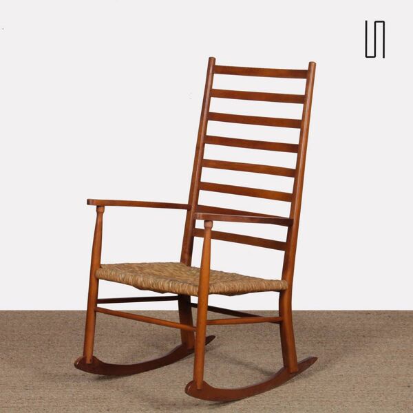 Rocking chair scandinave des années 1960