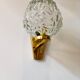 Wall lamp brass, Disderot edition, 1960