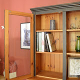 Patinated black cupboard