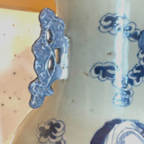 Lamp Porcelain with Chinese decoration XX century