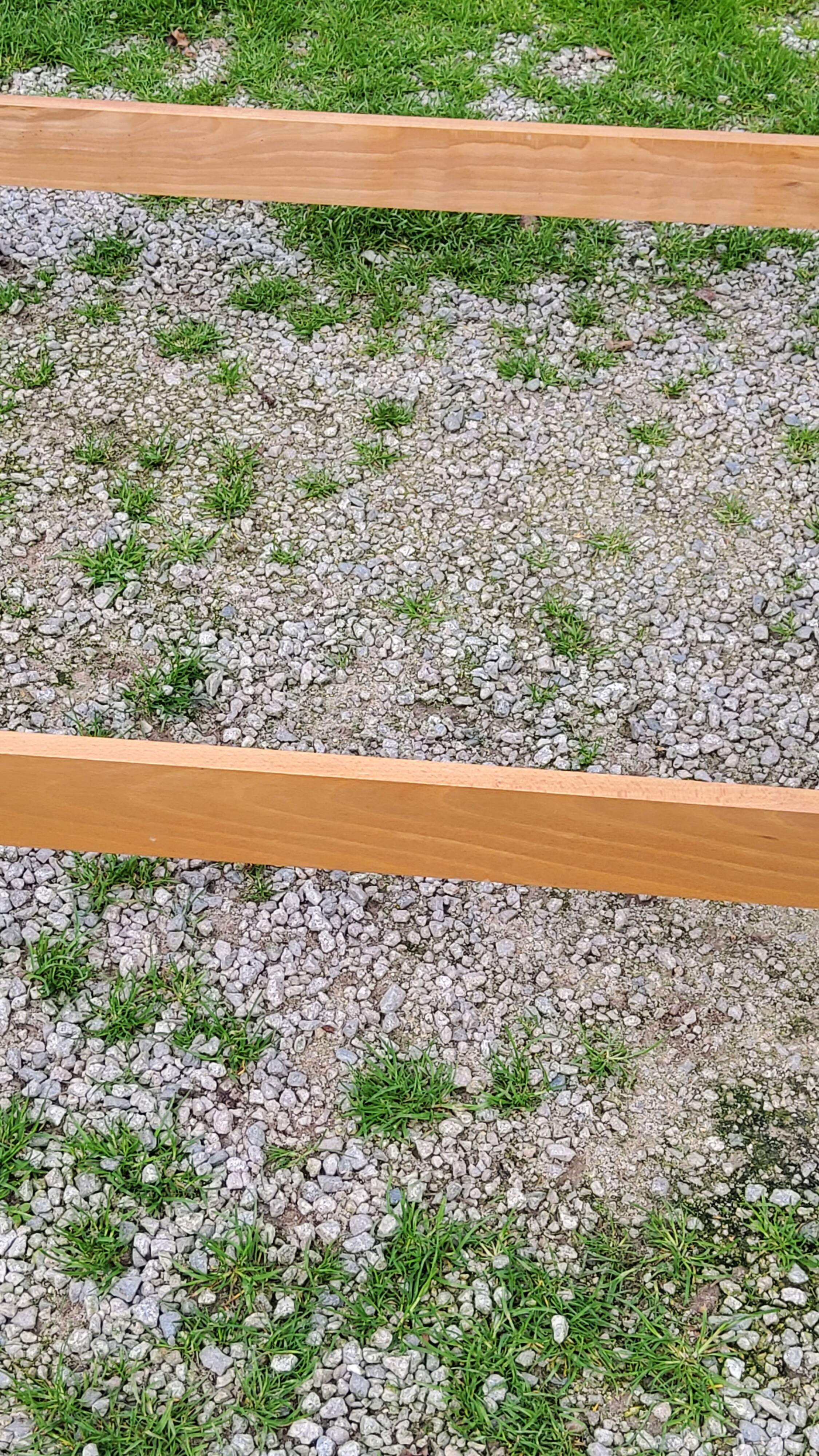 Vintage 50s oak daybed