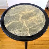 Pedestal table piece of sofa fiberglass 60s
