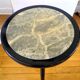 Guéridon bout de canapé fibre de verre années 60