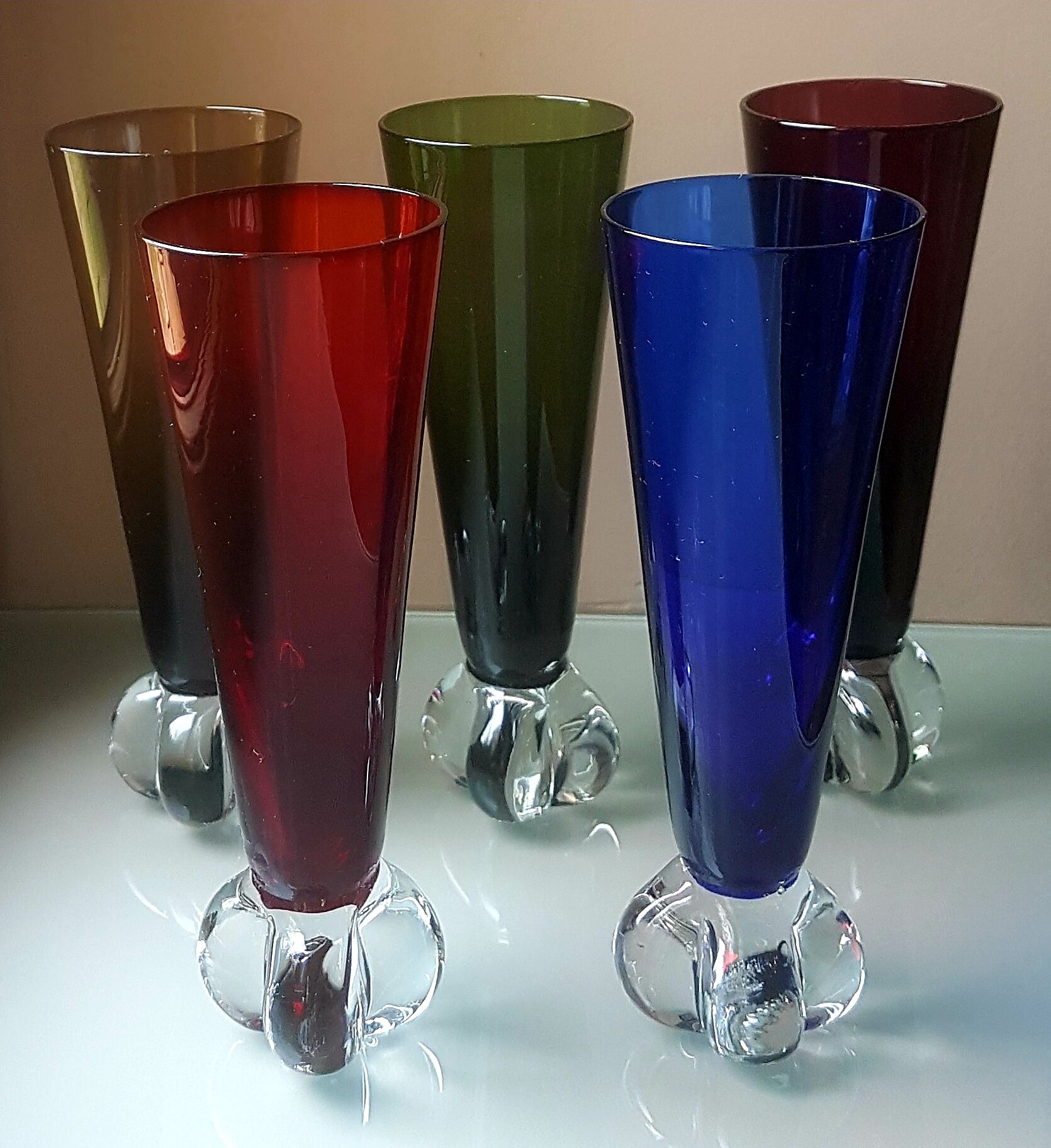 Vintage glasses from the 60s