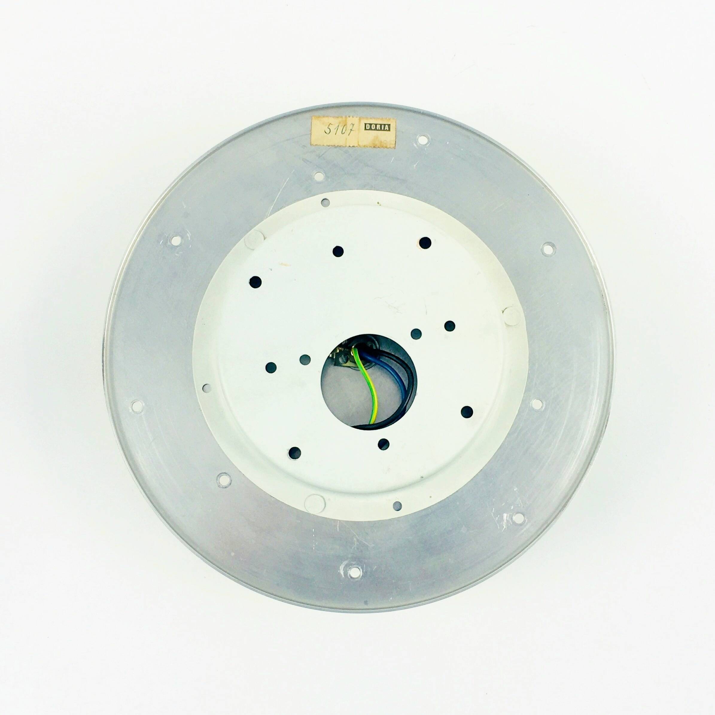 Mid-Century Sputnik Murano Glass & Brass Ceiling Light - Doria, 1960s/1970s