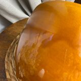 Glazed ceramic salad bowl