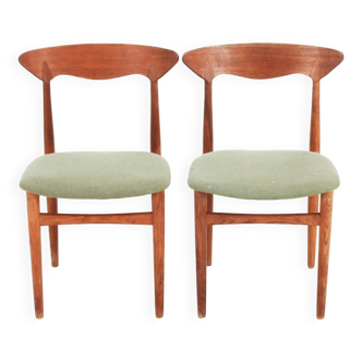 Paire de chaises, Danemark, années 50-60