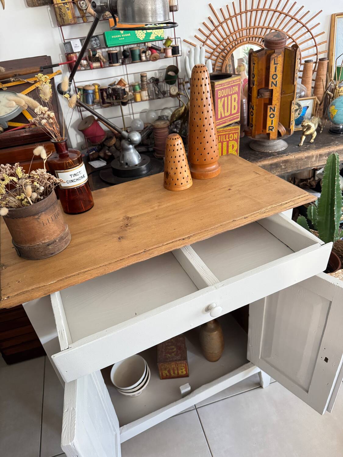 Antique vintage Parisian sideboard