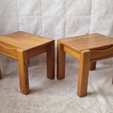 Pair of Regain elm bedside tables