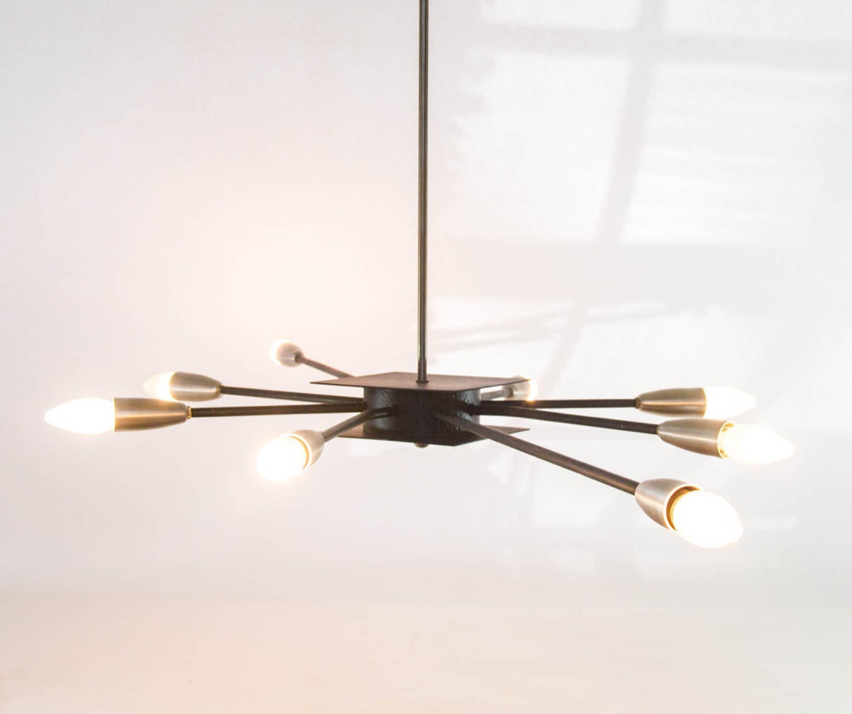 Xxl 8 arm vintage 80s spider luster