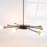 Xxl 8 arm vintage 80s spider luster