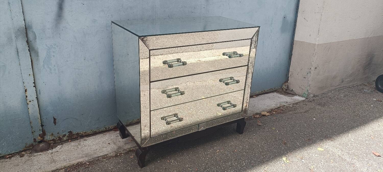 Commode miroir vintage