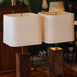 Important pair of lamps from the 70s