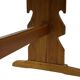 Vintage Pinewood Dining Table Desk with Drawer 60s Design