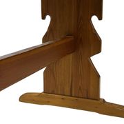 Vintage Pinewood Dining Table Desk with Drawer 60s Design