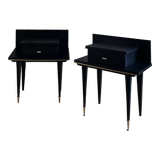 Pair of mid-century modern bedside tables