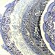 Lot de 6 assiettes de transfert