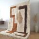 Handmade wool rug, size 150 x 250 cm