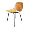 Chair pierre guariche barrel in wood