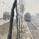 Georges lattès (1907-1989), gennevilliers station, watercolor and gouache