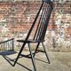 Set of 5 vintage Scandinavian chairs, antique seating furniture