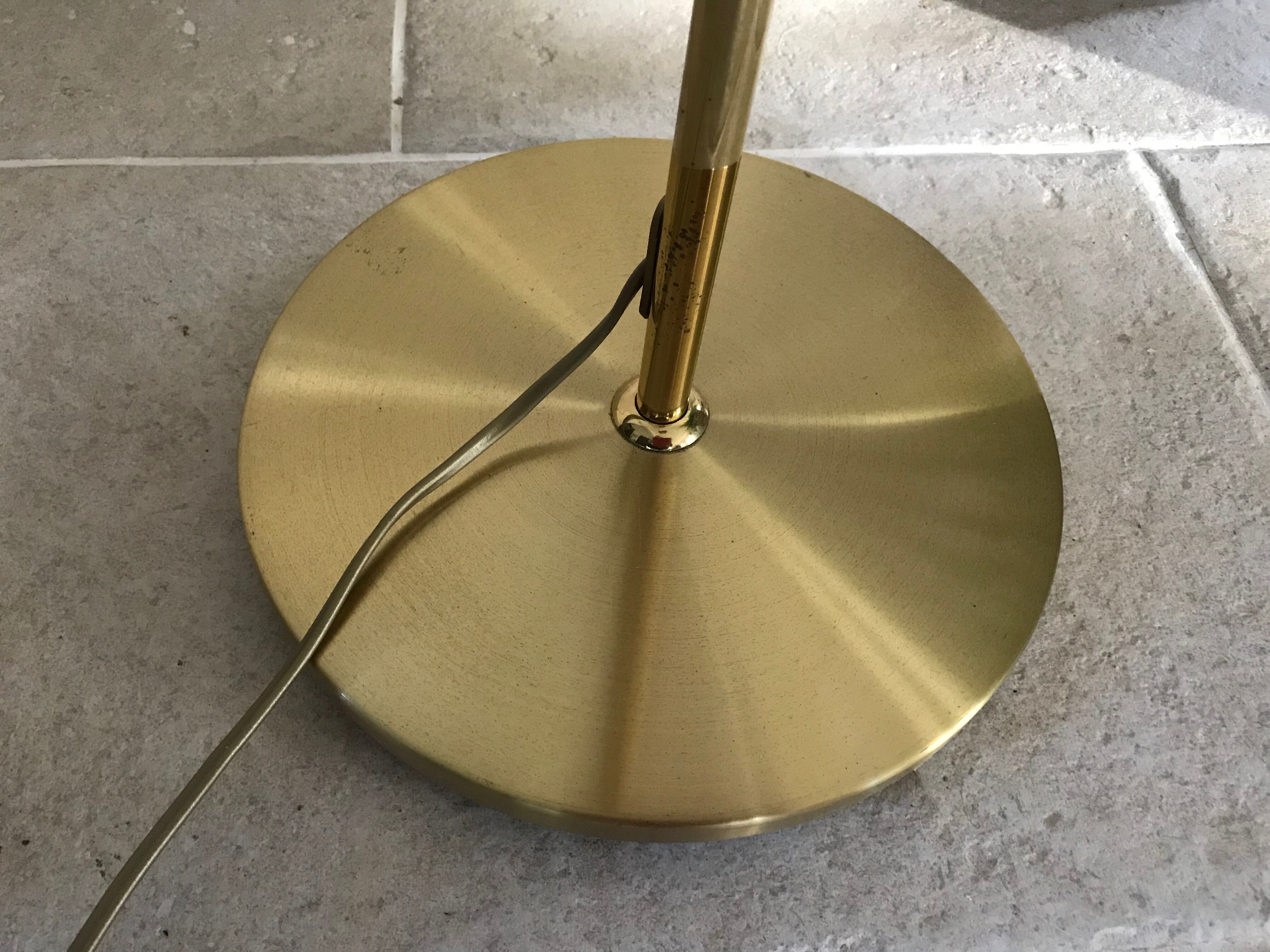Vintage brass lamppost