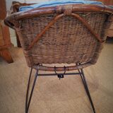 The 50s Wicker rocking