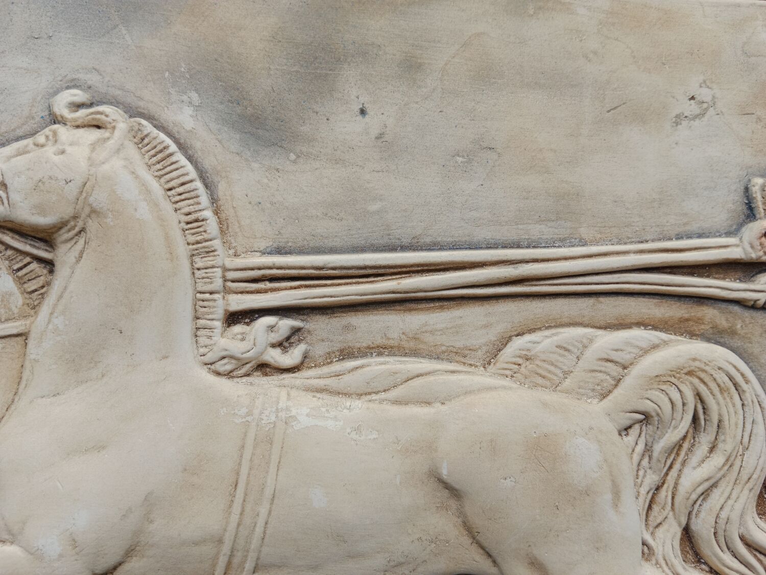 Plaster bas-relief