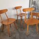 Set of 4 Hiller chairs, vintage 1960