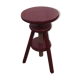 Wooden stool with high adjustable screw