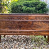 Old wooden planter