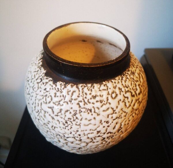 Vase - Email Crispé- Dlg De Jean Besnard- Vers 1940.