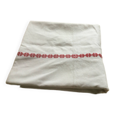 Old linen tablecloth
