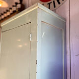 Old original green patina cabinet