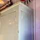 Old original green patina cabinet