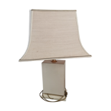 Asian-inspired white lamp