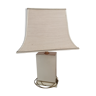 Asian-inspired white lamp