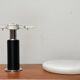 Postmodern German table lamp by Hillebrand, 1980s.