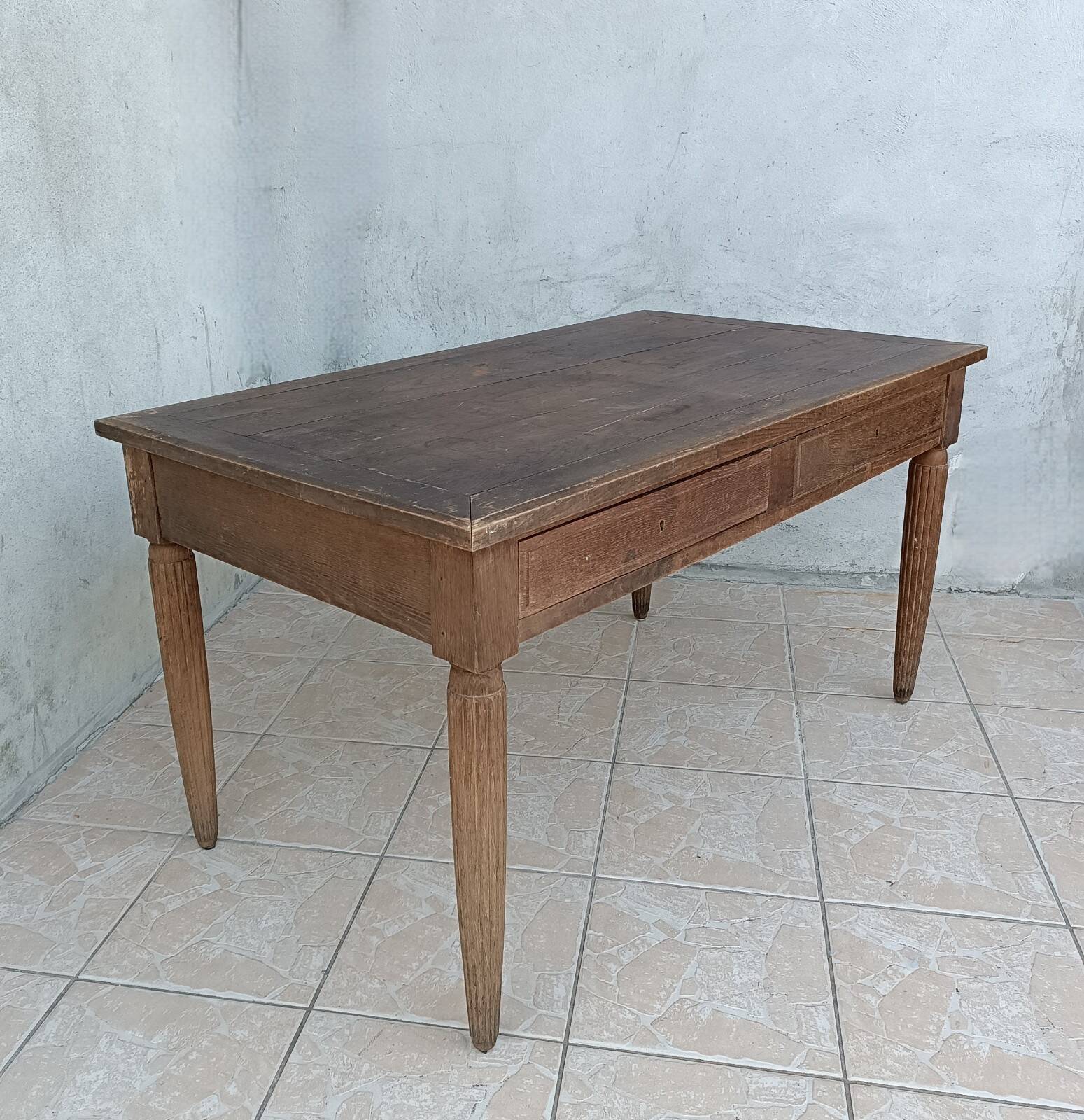 Art Deco oak table