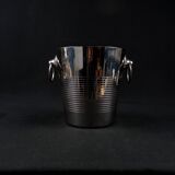 Vintage 1970s stainless steel champagne bucket by Létang Rémy