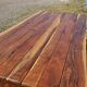 Rectangular teak dining table